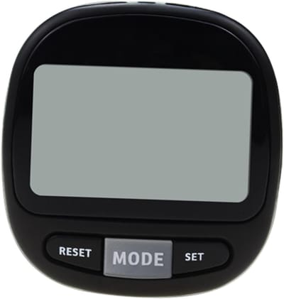 Clip-on Stappenteller - Wandelmeter Calorieënteller - Fitness Bijhouden - 3D Detectietechnologie - 5.30x5.00x2.60CM - Zwart