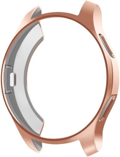 DrPhone ARB2 TPU Ultradunne Case - Bumper – Flexibel - Android Galaxy Watch 4 Classic 42mm – Rosegold