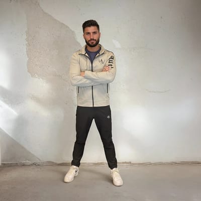 YV SPORT Sportvest Copenhagen dames en heren - Regular fit - Fitness vest - Veel bewegingsruimte - Ademend - Elastisch - Waterafstotend - Praktische zakken met rits - Capuchon - Sportkleding -trainingsjack - Grijs - S