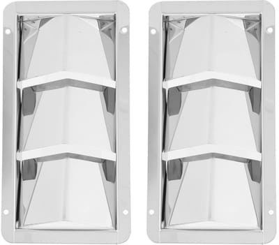 Dailygoody - Marine Air Vent Cover - Boot Ventilatierooster - Universele Vent Shutter - 210x110mm - 3 Slots - Geschikt voor Boten