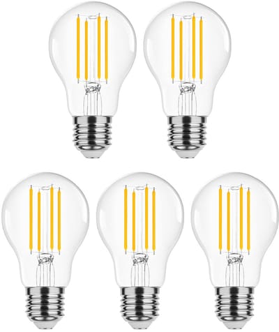 Modee E27 LED Lamp 11.2W - 1521lm - 2700K - Warm Wit - LED Filament Globe A60 - Vervangt 100W Halogeen Gloeilamp - 5 stuks