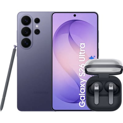 Samsung Galaxy S26 Ultra 256GB Donkerblauw 5G + Samsung Galaxy Buds4 Pro Zwart