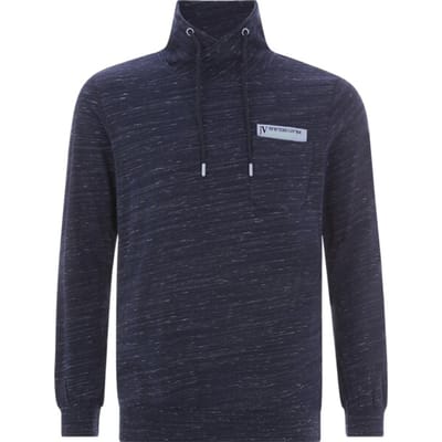 Jan Vanderstorm herren Sweatshirt - 56/58 - donkerblauw - Plus Size