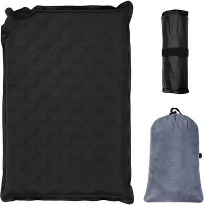 SnelShoppen - Opblaasbare Zitkussen Vouwbaar Voor Buiten Camping Kussen Met Draagtas Ultralicht Waterdicht Zelfopblazend Voor Wandelen Picknick Stadio
