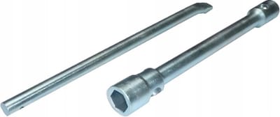 Wielmoersleutel met hefboom - 24 x 27mm - Gegalvaniseerd