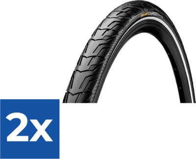 Continental Buitenband Ride City 28 X 1.75 (47-622) Zwart - Voordeelverpakking 2 stuks