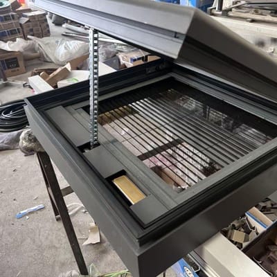 Elektrisch Dakraam - Dakraam met Afstandsbediening - Ventilatie en Lichtinval - Automatische Regensensor - Op Maat - Aluminium