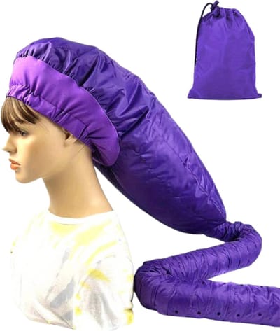 Bovista Droogkap - Haardroogkap - Haardroger - Haar Steamer - Fohn - Haarstyling - Voor Krullend Haar - Paars