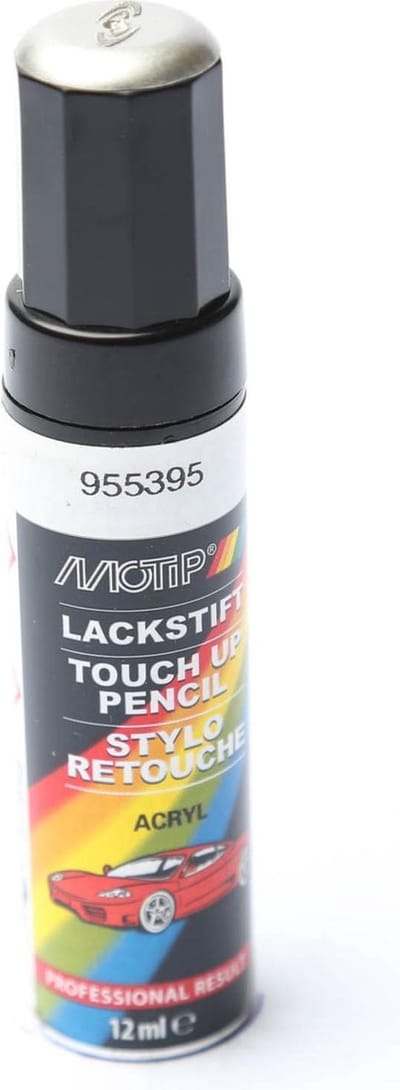 Motip 955395 - Auto lakstift - Zilver Metallic - 12 ml