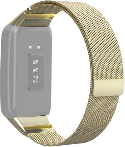 Milanees bandje - geschikt voor OPPO Watch Free - goud