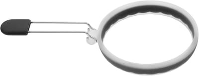 Eier Pannekoek Maker - Omelet Ring - Ontbijt Maken - Niet-klevende Siliconen - 10 cm - Zwart