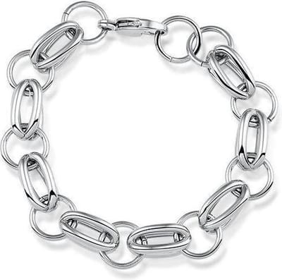 Montebello Armband Chela - 316L Staal - Ovaal - 20cm