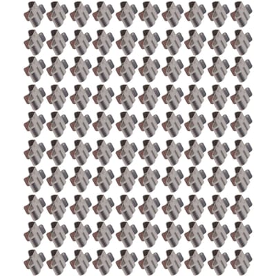 100 Stuks Fotovoltaïsche Kabelklem Roestvrij Staal Draadklem Snoer Bevestigingshouder Set Kit voor Zonnepaneel PV