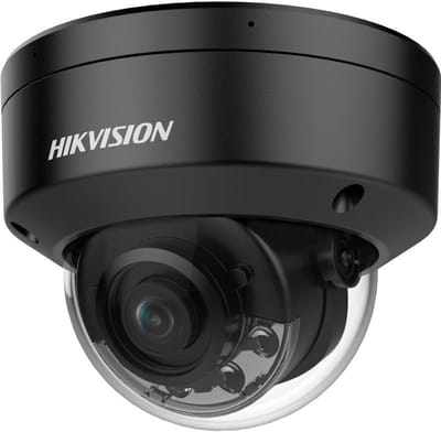 Hikvision Pro Series with ColorVu DS-2CD2187G2H-LISU(2.8MM)/EF/BLACK bewakingscamera Dome IP-beveiligingscamera Buiten 3840 x 2160 Pixels Plafond/muur