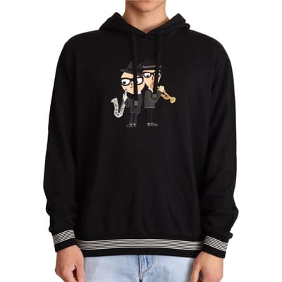 Muzikant Print Hoodie Tsh6398