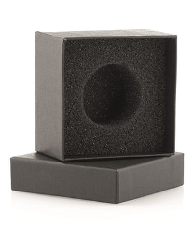 Verpakkingsdoosje zwart 75x75 mm