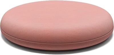 Rond Stoelkussen - Zacht Zitkussen - Comfortabel Zitten - Traagschuim Vulling - 50cm Diameter - Roze