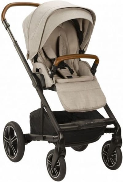 XQC - Nuna Mixx Next - Hoes voor Kinderwagen Duwstang - Cover voor Veiligheidsbeugel - Cognac