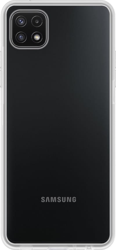 Hoes - Geschikt voor Samsung Galaxy M22 - Sterk & Shockproof - Hoesje Cover - Siliconen Case - Transparant