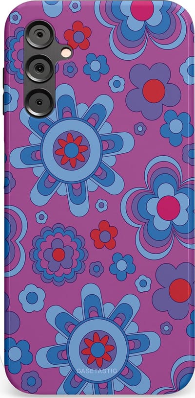 Casetastic Hoesje Geschikt voor Samsung A14 (5G/4G) - Stijlvolle Beschermende Duo-layer Case - Retro relax