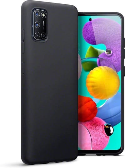 HB Hoesje Geschikt voor Oppo A72 Zwart - Siliconen Back Cover
