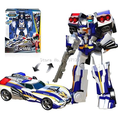 Nouveaux Détectives de Galaxie Tobot V Robot de Déformation en Voiture Jouet Dessin Animé Coréen Frères Anime Jouets de Voiture