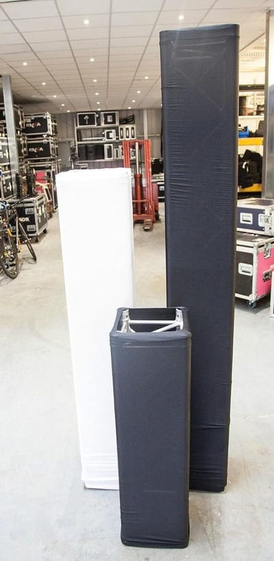 Truss Hoezen - Podium Covers - Evenementen Opzetten - Brandvertragende Stof - 3m - Wit