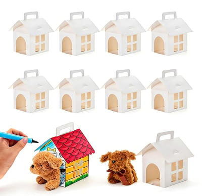 Dailygoods- Geschenkdozen - Doe-het-zelf Huisvorm - Witte Cadeauverpakking - Snoepdozen - Karton - Creatieve Decoratie