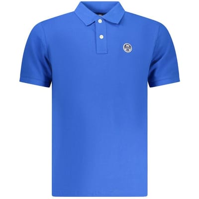 North Sails Blauwe Katoenen Heren Polo Shirt