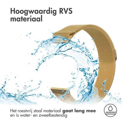 imoshion Milanees magnetisch bandje voor de Fitbit Versa 2 / Versa Lite - Goud