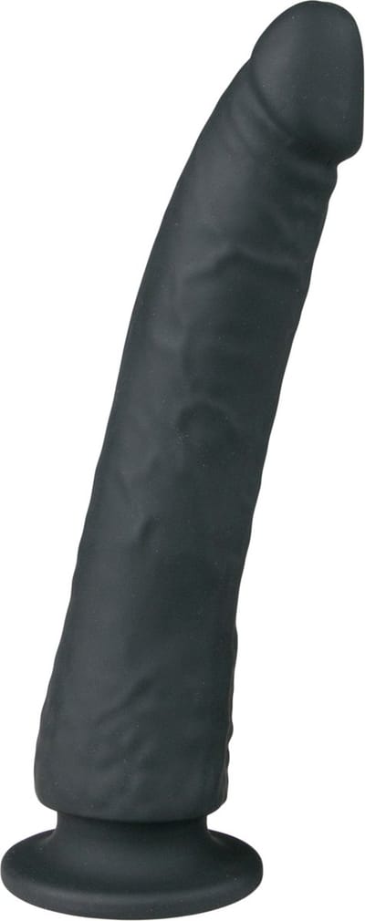 EasyToys - Realistische Dildo - Inclusief Zuignap - Dildo's - Dildo met Zuignap - 21 cm - Zwart