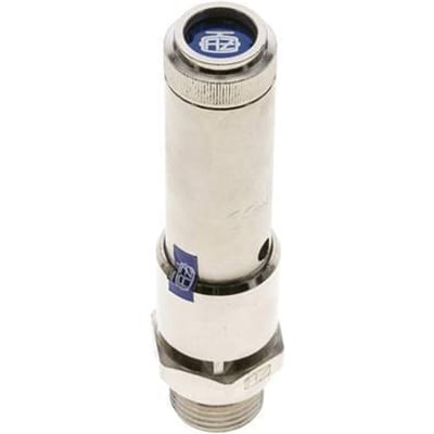 G 1/2'' vernikkeldMessing Vooringesteld Overdrukventiel 21 Bar DN 10 - SFL-BN-10-21-012
