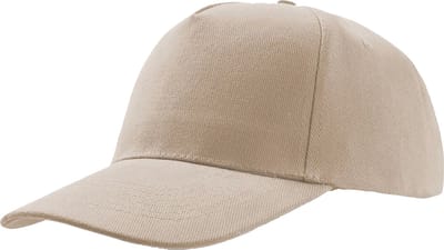 Atlantis Liberty Five Heavy Brush Cotton 5 Panel Cap (Khaki)