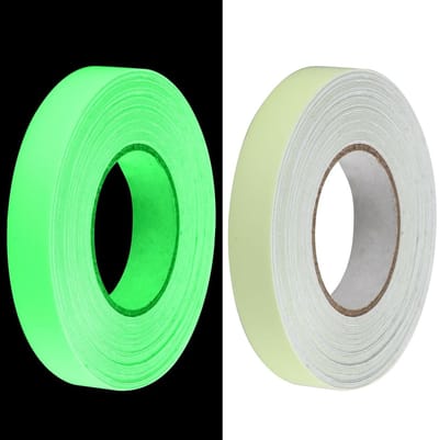 Luminous tape 5m x 10mm voor veiligheid, brandblussers, decoratie en fluorescerende markering voor trappen en muren
