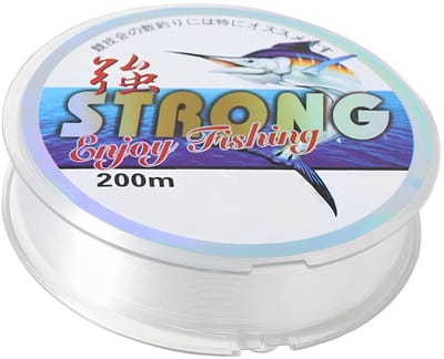 Allecto - 200 Meters Vislijn - Monofilament Visdraad - Slijtvaste Nylon - Onzichtbare Vislijn - Duidelijke Kleur - Geschikt voor Vissen - 0,26mm Dikte