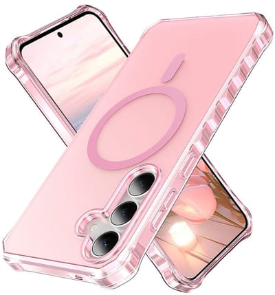 Coverup Hoesje - Geschikt voor Samsung Galaxy S26 Hoesje - Coverup ShockProof TPU Back Cover - MagSafe Compatible - Roze