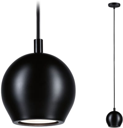 LED-hanglamp Shima GU10 max. 10W Zwart mat