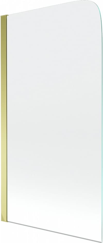 Mexen Felix badwand 1-delig 70 x 140 , transparant, goudkleurig - 890-070-001-50-00