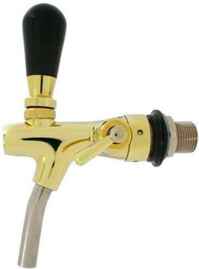 Tapkraan - Biertkraan - Compensatorkraan - Compensator Biertap Kraan - versie 7 mm, goud - 35 mm