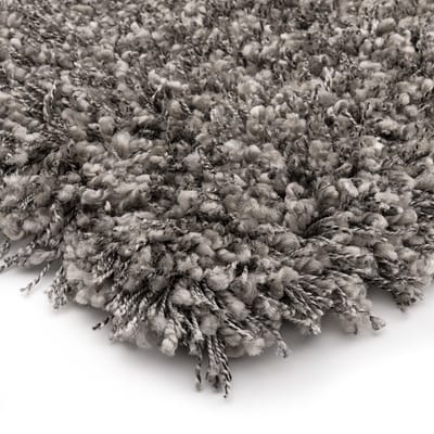 Hoogpolig vloerkleed - Shaggy Prime zilver 133x195
