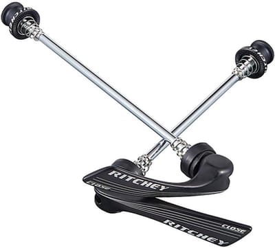 Fiets Snelspanner - Wiel Bevestiging - Fiets Onderhoud - Lichtgewicht Aluminium Hendel - 100-130 mm - Zwart