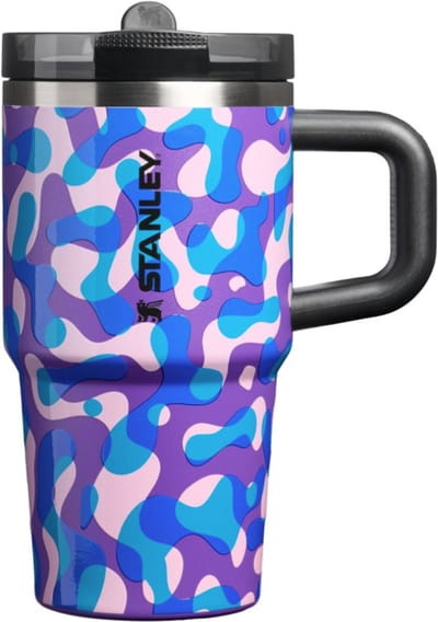 STANLEY Quencher ProTour Flip Straw Tumbler 20oz (Multi Interfusion) - Lekvrije Drinkbeker met Rietje & Handvat – RVS Geïsoleerd – BPA-vrij – Cupholder Geschikt