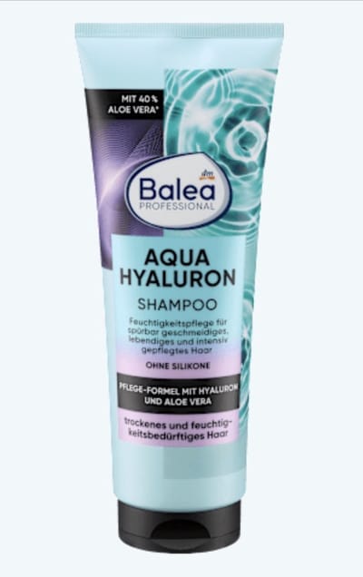 Balea PROFESSIONAL Shampoo Aqua Hyaluron, 250 ml