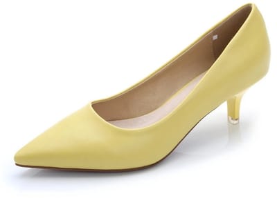 Bovista Hakken Dames Schoenen - Pumps - Schoenen - Geel - Maat 35