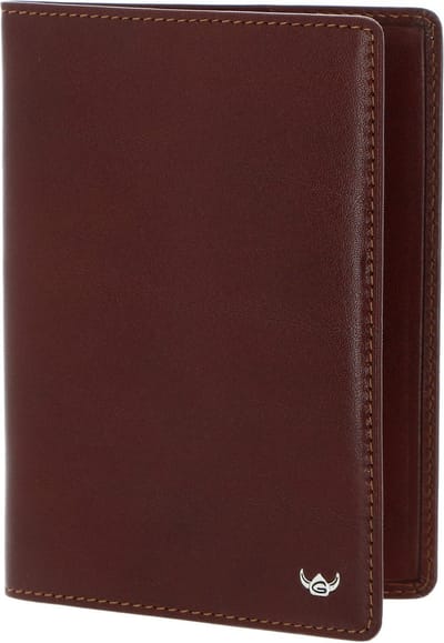 Golden Head Leren identiteitskaarthoesje Colorado RFID Protect Reisepasshülle 4453 Tabacco bruine