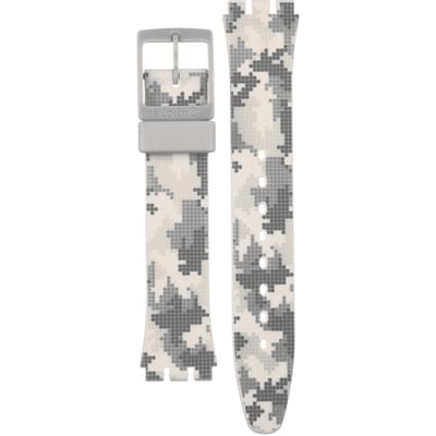 Swatch Plastic - Originals Medium (34mm) /Access/Solar/Musicall/Stop - G/SK/SL/SR/SS/SO28 AGW180 GW180 Pixelise Me Horlogeband