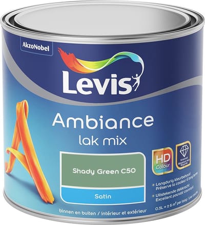 Levis - Ambiance Lak Satin Mix - Shady Green C50 - Mengverf - 0,5 L