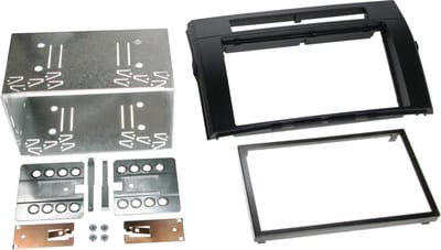 2-DIN Paneel geschikt voor Toyota Corolla Verso (R1) 2004-2009 - Kleur: zwart