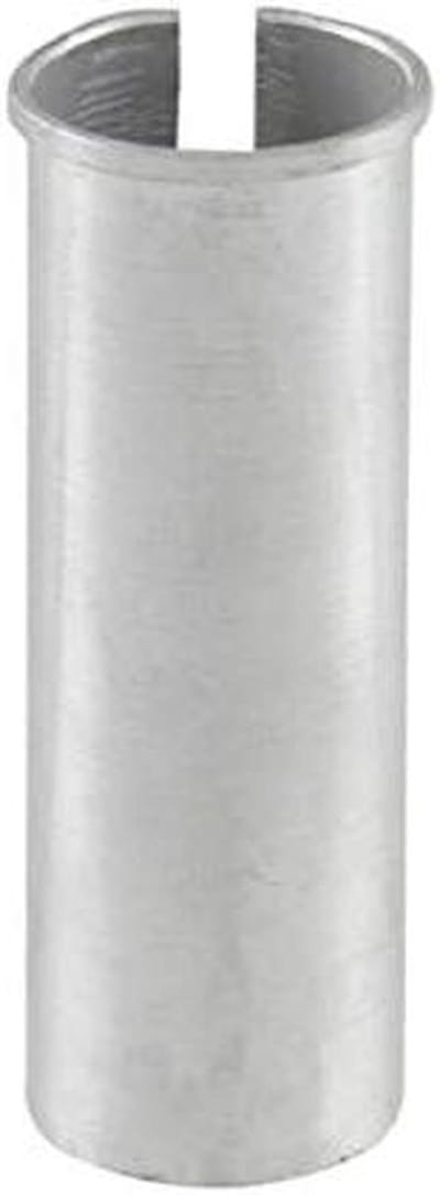 Zadelpen Adapter - Zadelsteun Verkleiner - Fiets Zadel Aanpassen - Aluminium Constructie - 27.2mm naar 30.2mm - Zilver