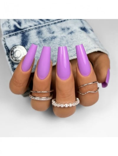 Lilly nails nagellak Paradise purple